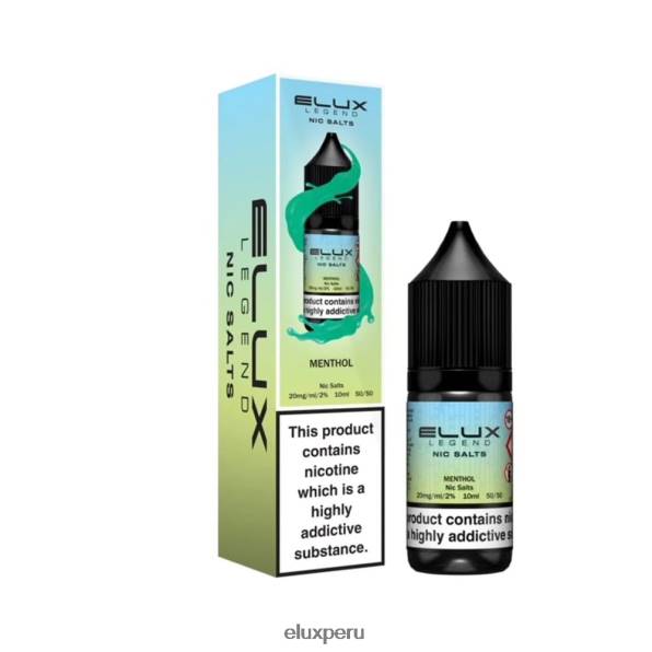 4XPJ62 sal nic 10ml Elux Legend mentol - Elux Lima