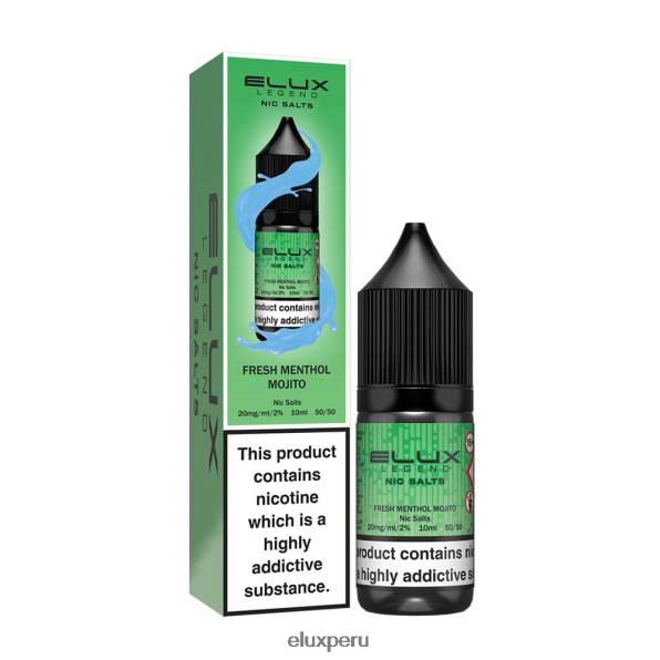 4XPJ66 sal nic 10ml Elux Legend mojito mentolado fresco - Elux Vape Near Me
