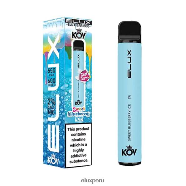 4XPJ106 vape desechable serie dulce Elux Bar hielo de arándano dulce - Elux Vape Near Me