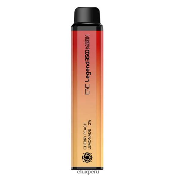 4XPJ128 Vape desechable de malla 3500 Elux ENE Legend limonada de cereza y durazno - Elux Vape