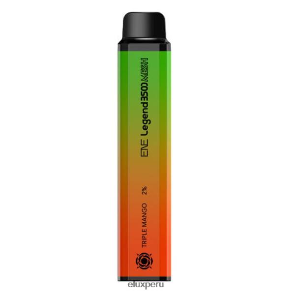 4XPJ132 Vape desechable de malla 3500 Elux ENE Legend mango triple - Elux Lima
