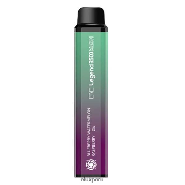 4XPJ134 Vape desechable de malla 3500 Elux ENE Legend arándano sandía frambuesa - Elux Vape Flavours