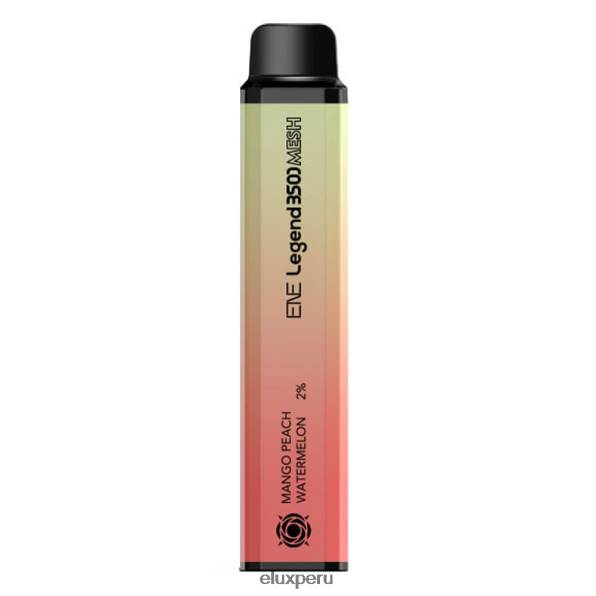 4XPJ141 Vape desechable de malla 3500 Elux ENE Legend sandia mango durazno - Elux Peru