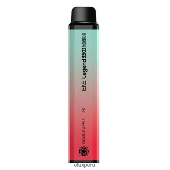 4XPJ144 Vape desechable de malla 3500 Elux ENE Legend manzana doble - Elux Vape Flavours