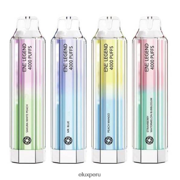 4XPJ145 Vape disponible de 4000 inhalaciones Elux ENE Legend barra de hierro - Elux Vape Price