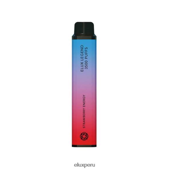 4XPJ60 Vape disponible de 3500 inhalaciones Elux Legend energía fresa - Elux Vape Store Peru