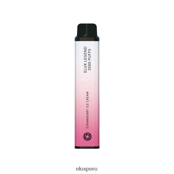 4XPJ89 Vape disponible de 3500 inhalaciones Elux Legend helado de fresa - Elux Price Peru
