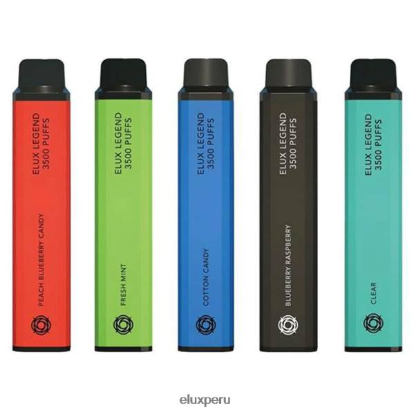 4XPJ94 Vape disponible de 3500 inhalaciones Elux Legend fresa frambuesa cereza hielo - Elux Vape Flavours