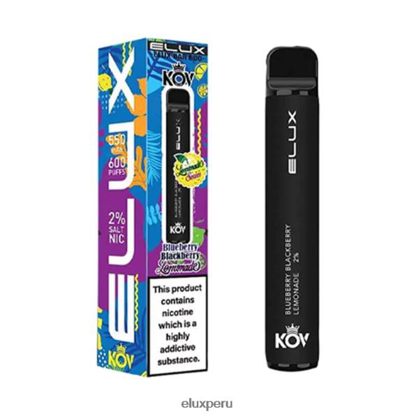 4XPJ102 vape desechable serie limonada Elux Bar limonada de arándanos y moras - Elux Lima
