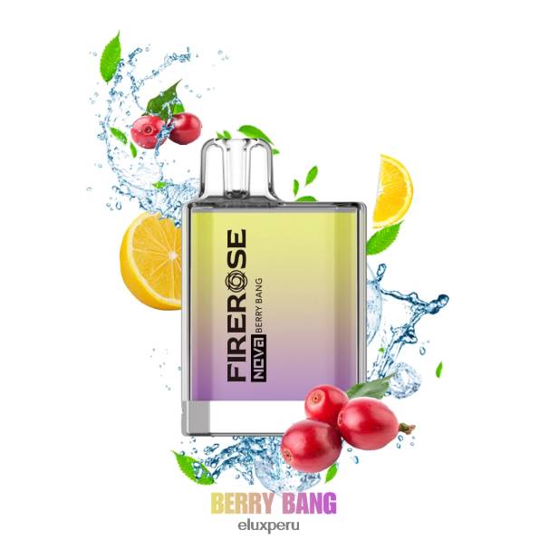 4XPJ15 Vape disponible de 600 inhalaciones Elux Firerose Nova explosión de bayas - Elux Vape Price